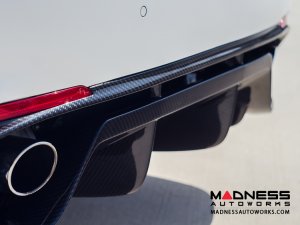 Alfa Romeo Giulia Rear Diffuser - Carbon Fiber - Quadrifoglio Model